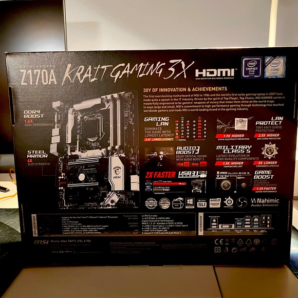 MSI KRAIT 3x motherboard, in great condition, used in personal system - Picture 2 of 2